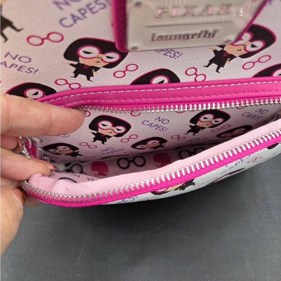 Loungefly Pixar Edna Mode No Capes Mini Backpack - Picture 5 of 10
